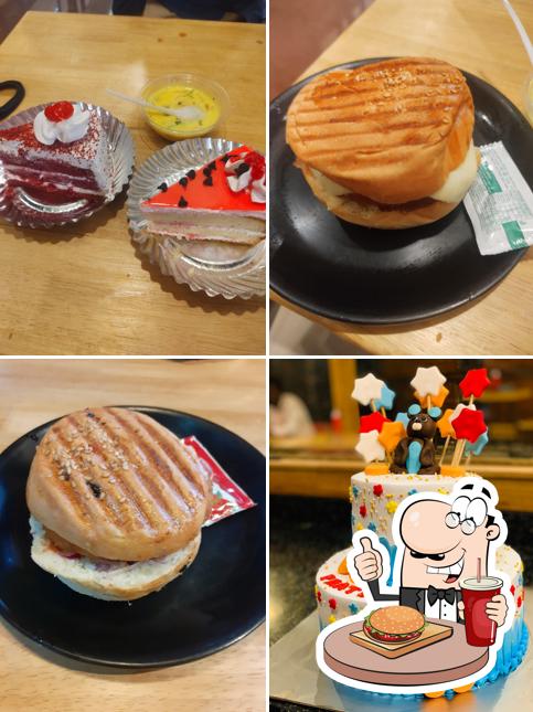 Order a burger at Bengaluru Bakes & Sweets