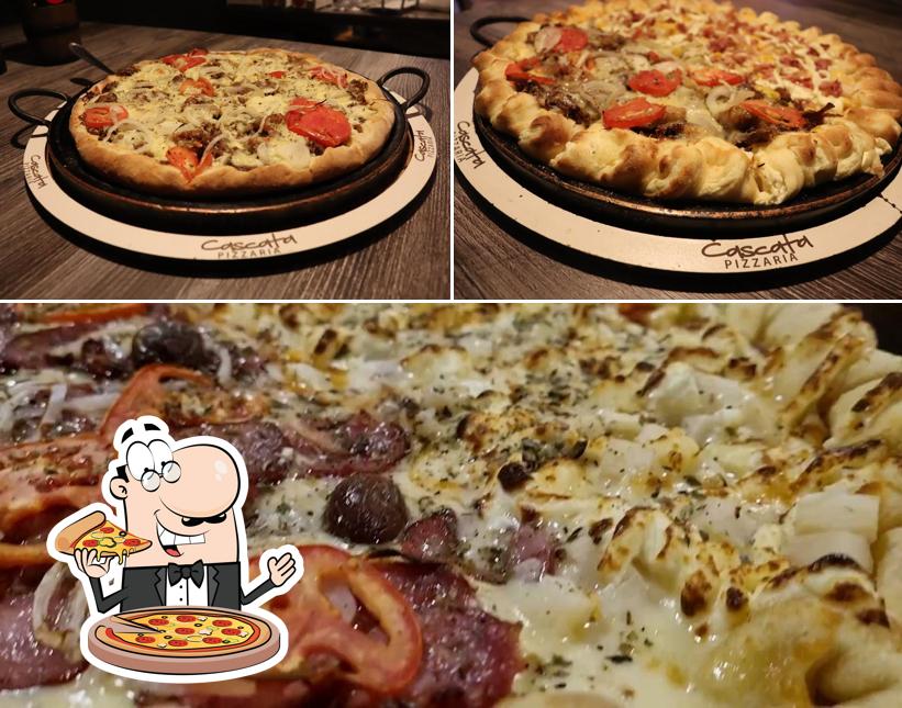 Consiga pizza no Cascata Pizzaria - Caranã