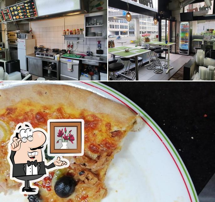 La immagine della interni e pizza di Fresh Orient