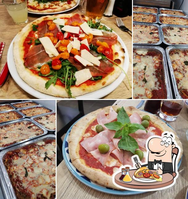 Choisissez des pizzas à La Mamma Mia Trattoria-Pizzeria