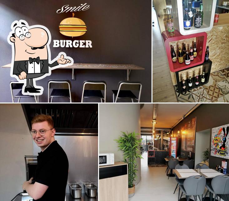 L'intérieur de Mady'n Burger Ciney