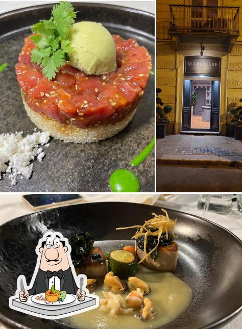 Ristorante Marchese si caratterizza per la cibo e esterno