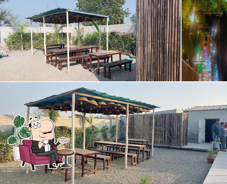 The picture of interior and exterior at The Palm Garden