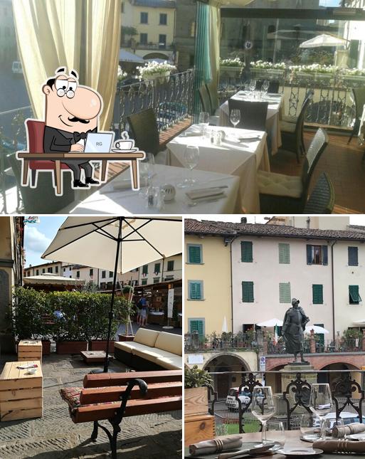 Gli interni di Osteria La Terrazza