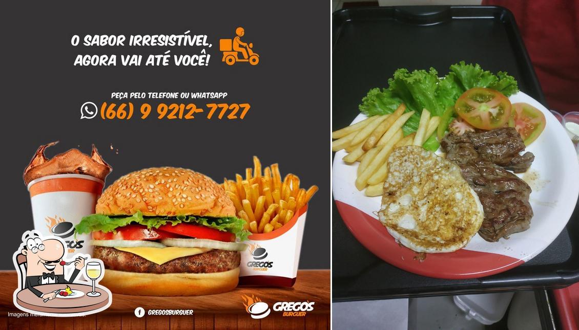 Comida em Grego's Burguers