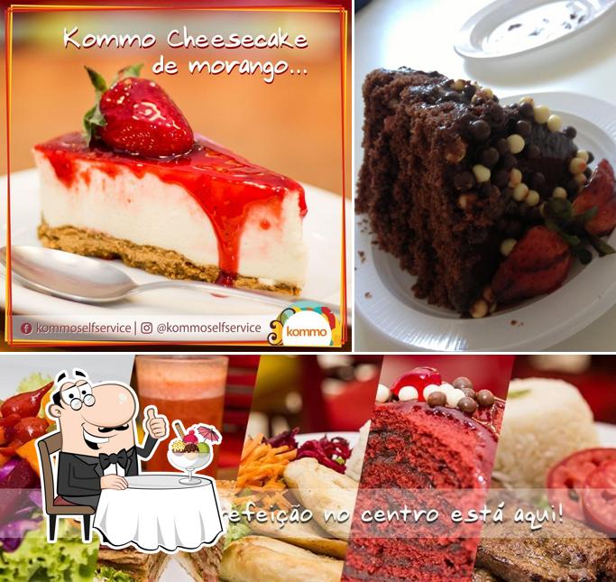 Kommo oferece uma gama de pratos doces