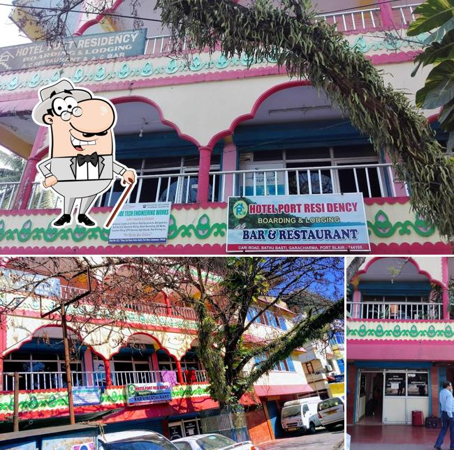 The exterior of Hotel Port Residency
