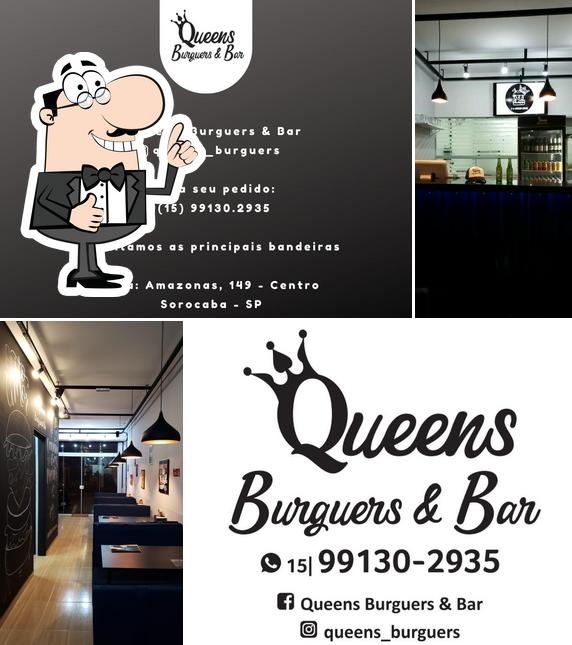 Look at the pic of Queen's Burguer & Bar