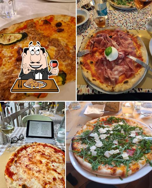 A Ristorante Pizzeria Moreno, puoi ordinare una bella pizza