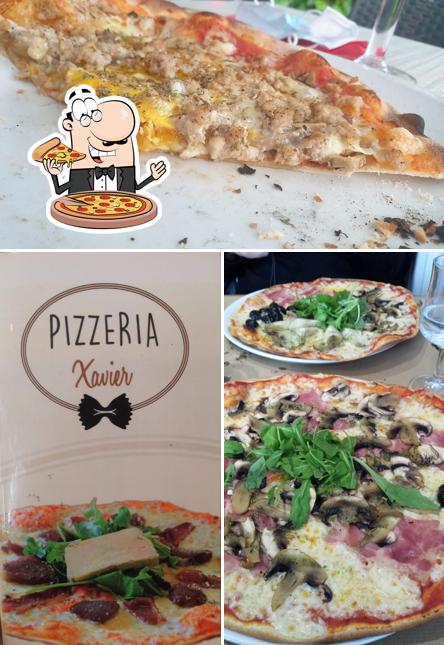 A Pizzéria Chez Xavier, vous pouvez profiter des pizzas