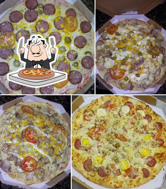 Peça diferentes estilos de pizza