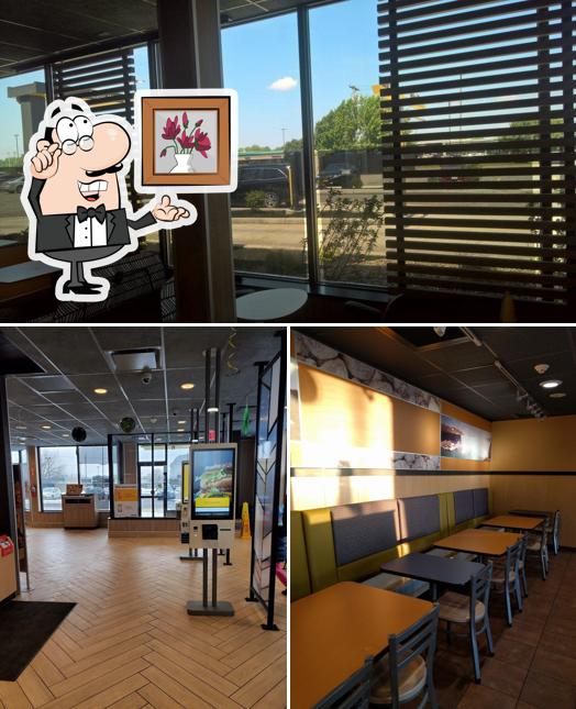 El interior de McDonald's