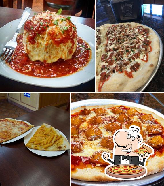 Pick pizza at DeCaro's Pizzeria & Italian Eatery