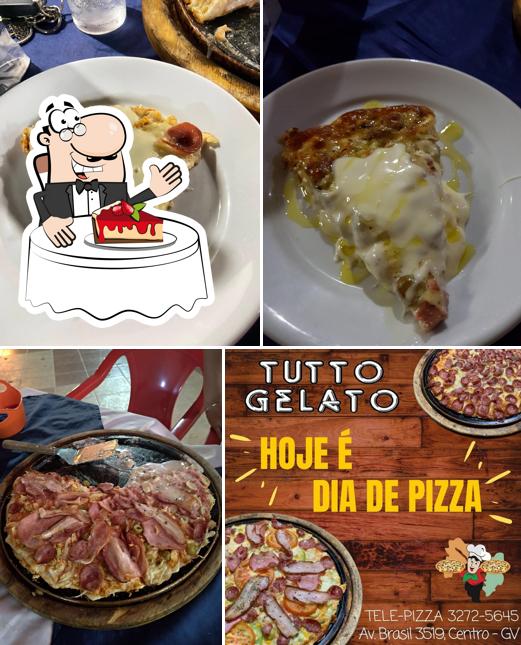 Pizzaria Tutto Gelato provê uma gama de pratos doces