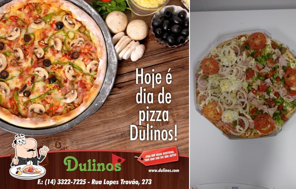 Escolha diversos tipos de pizza