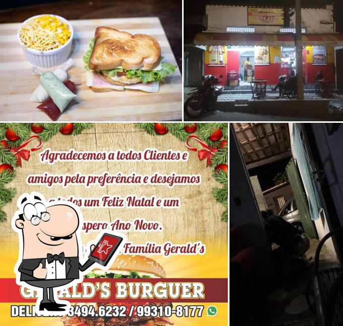 O exterior do Gerald's Burguer