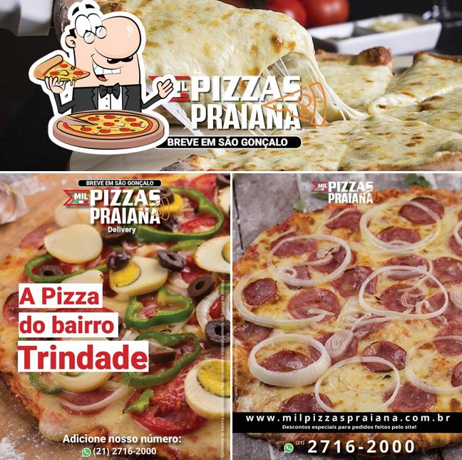 Peça pizza no Pizzaria Mil Pizzas Praiana