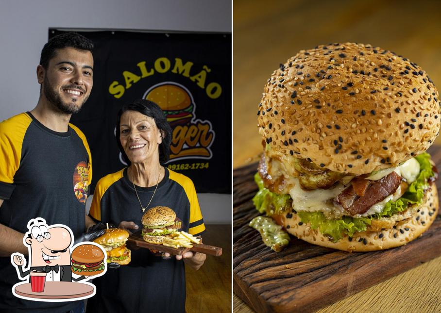 Os hambúrgueres do Salomão Burguer irão saciar uma variedade de gostos