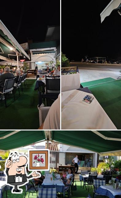 Gli interni di Restoran Barba