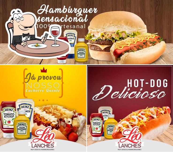 Comida em Léo Lanches