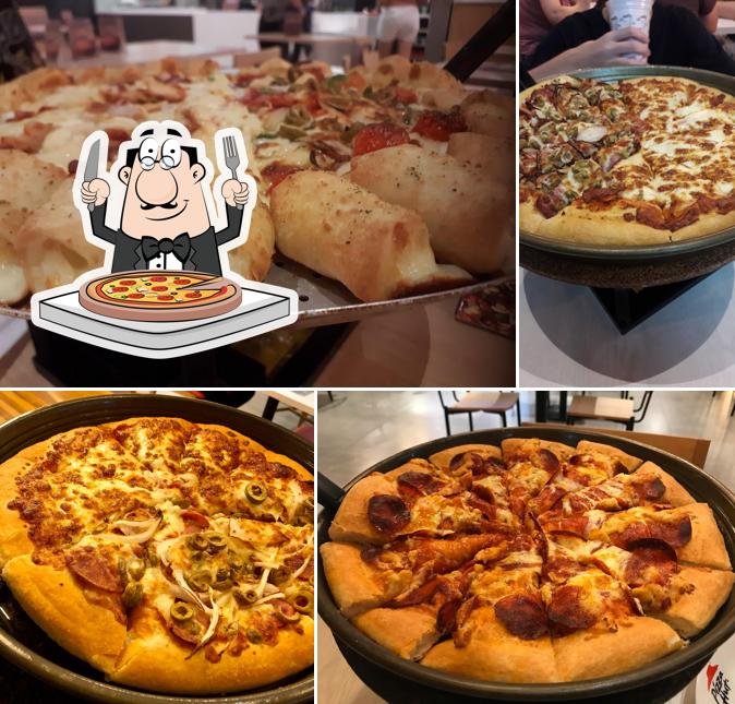 Consiga diferentes variedades de pizza