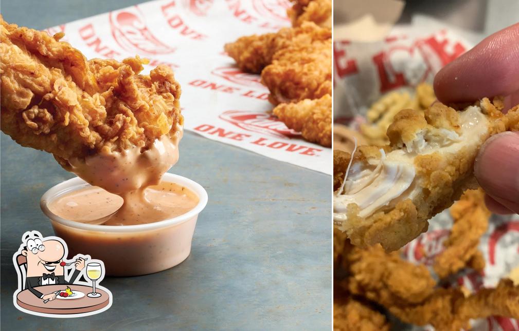 Raising Cane's Chicken Fingers, 755 Boylston St in Boston Restaurant menu and reviews