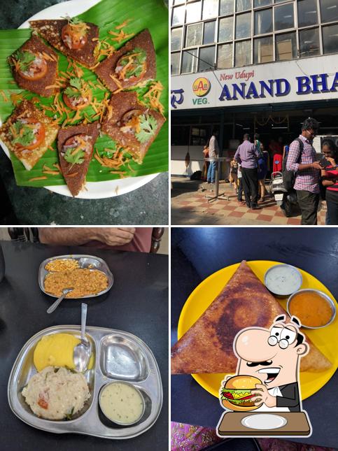 Try out a burger at New Udupi Ananda Bhavana Veg