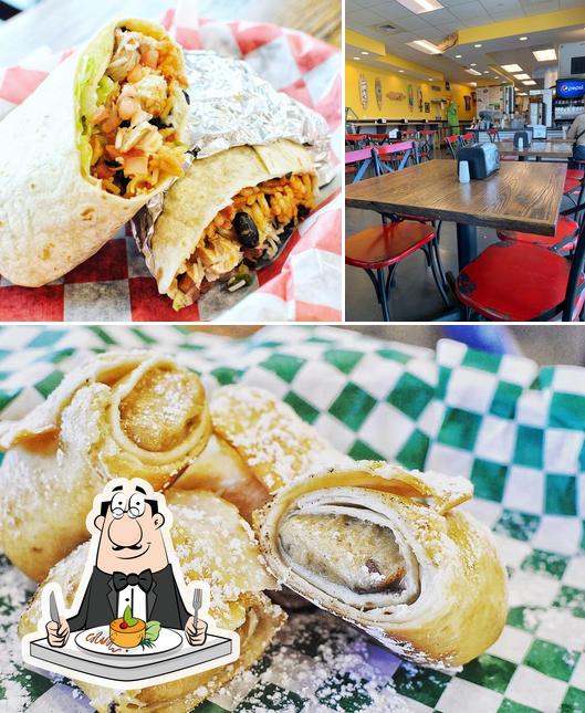 This is the picture displaying food and interior at Wicked Taco