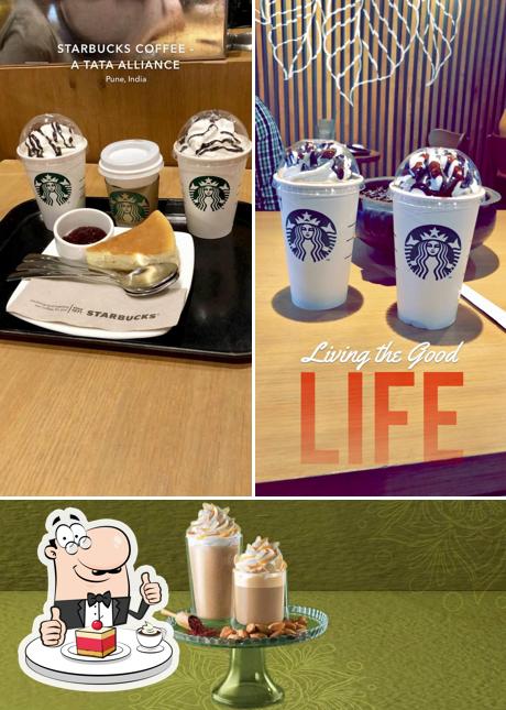 Starbucks offers a selection of desserts