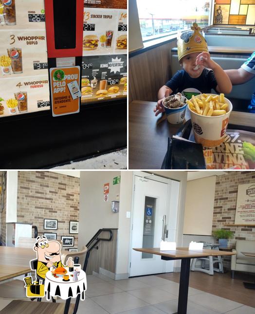 O Burger King se destaca pelo comida e interior