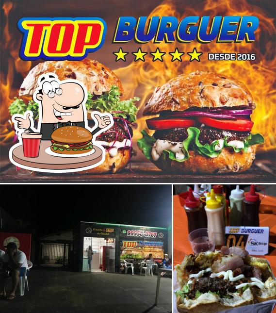 Hambúrguer em Top Burguer