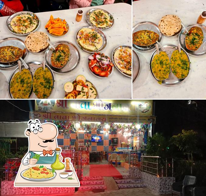 Food at Shree Baba bhojnalay