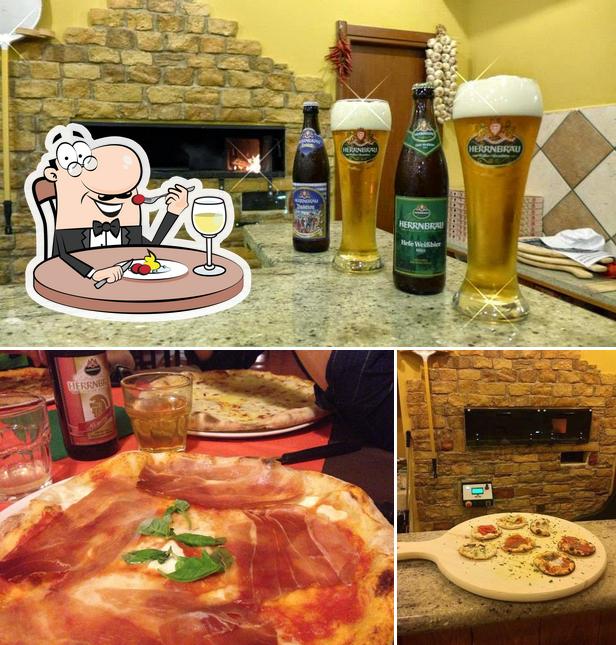 La foto di cibo e birra da Pizzeria Black Rock