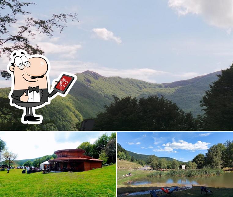 Goditi la vista dall'area esterna di Oasi Lamastrone Garfagnana CircuitoLuccaTurismo