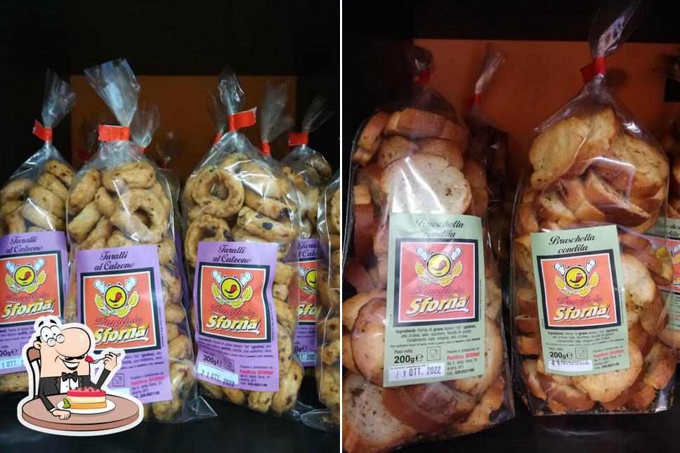 Panificio Sfornà offre un'ampia varietà di dolci