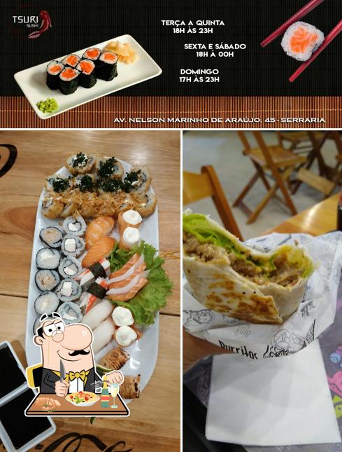 Comida em Sushi Tsuri