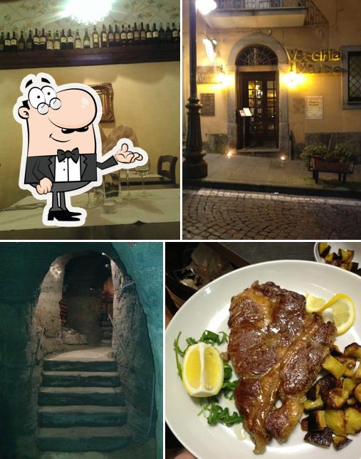 Gli interni di Hosteria Vecchia Marino