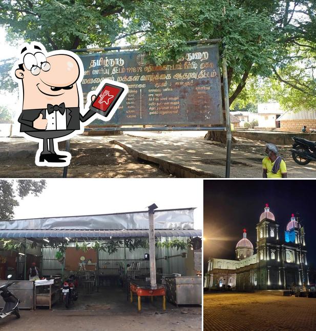 The exterior of va.punitha Restaurant& kks tea stall