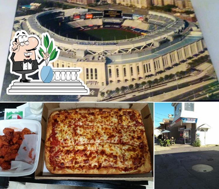 Broadway Joe's Pizzeria se distingue por su exterior y pizza