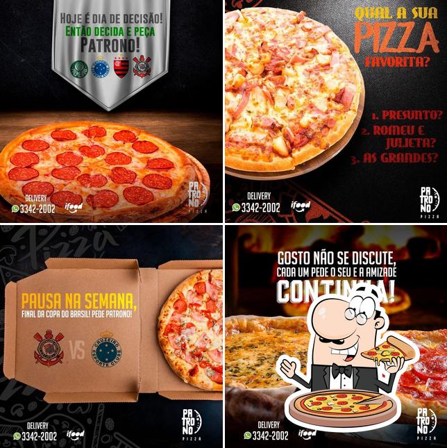 Consiga pizza no Patrono Pizza Delivery