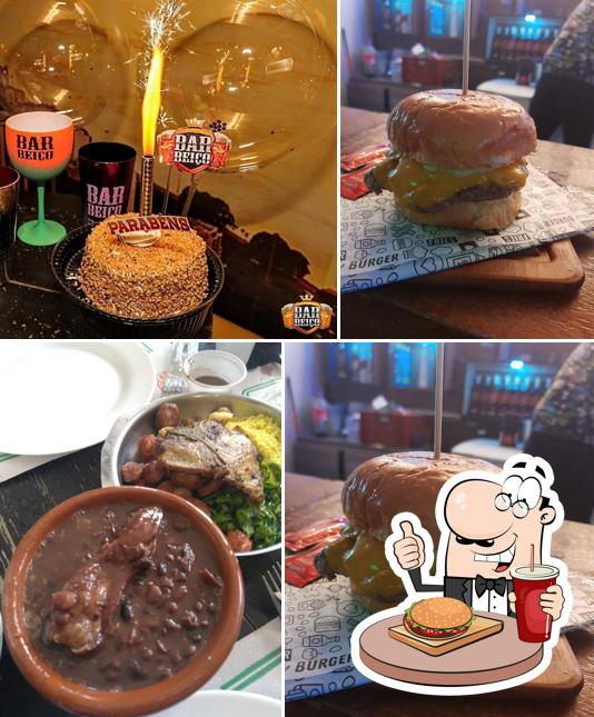 Experimente um hambúrguer no Bar Beiço