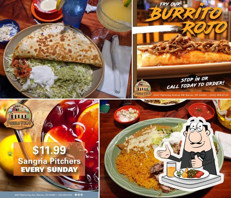 Pueblo viejo Mexican restaurant in Warren Restaurant menu and reviews
