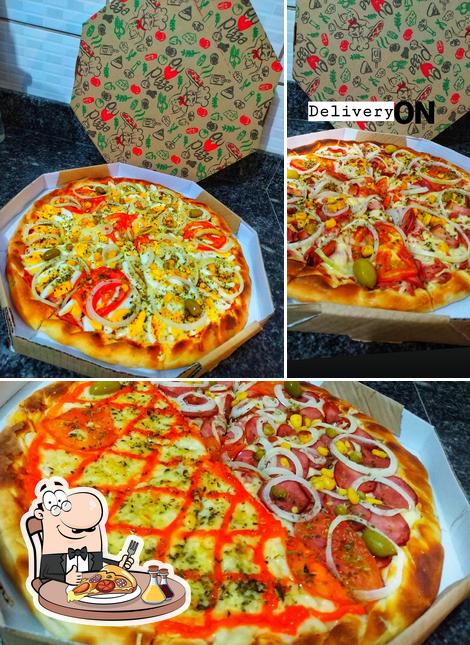 Experimente pizza no Pizzaria Triunffo