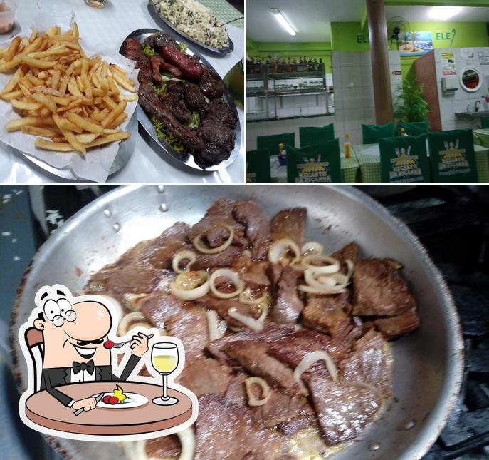 Comida em Restaurante Recanto Da Picanha