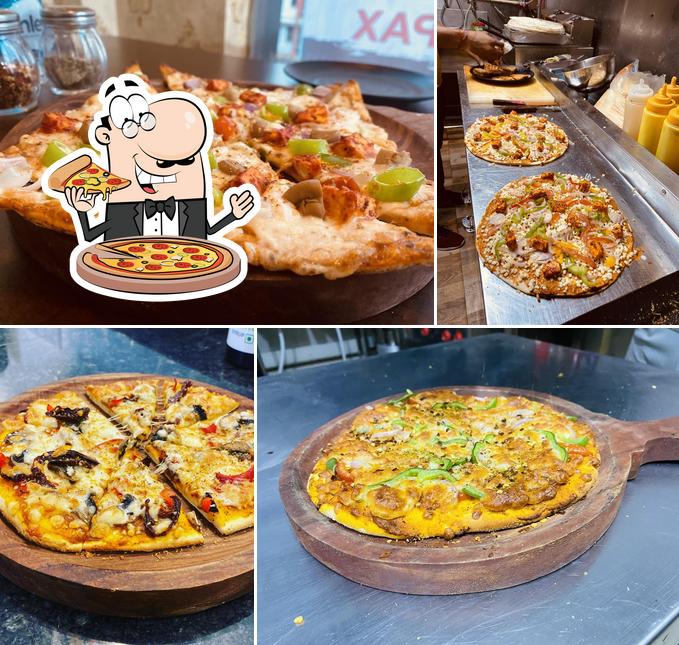 Try out pizza at Kosta cafe