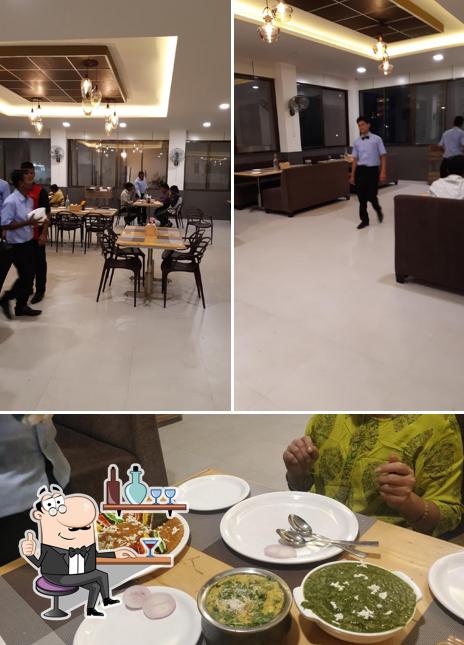 Check out how Naivedyam Veg Restaurant and Lawn looks inside