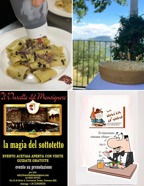 Cibo al Ristorante La Baita d'Oro