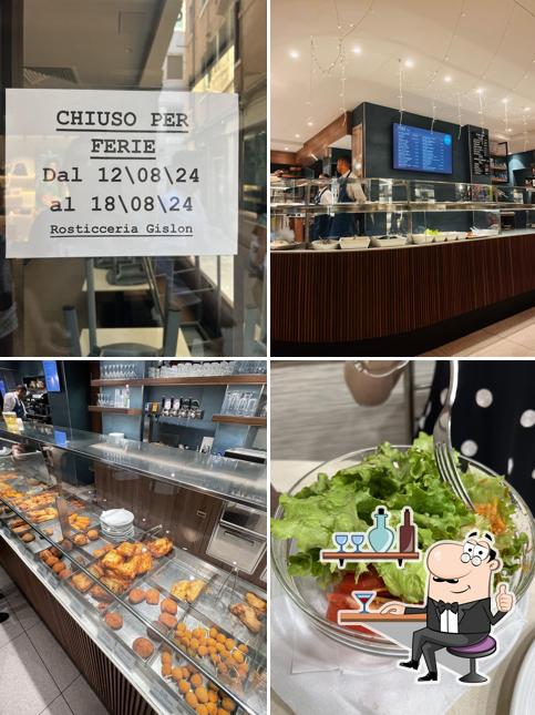Gli interni di Rosticceria Gislon