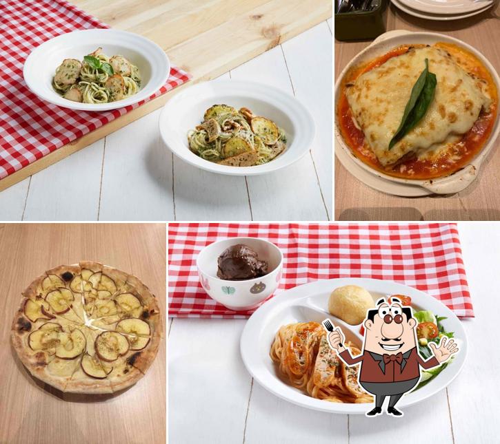 Блюда в "Popolamama Pizza and Pasta"