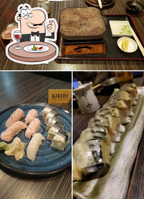 Food at Kiriri Japanese Cuisine & Sushi Bar
